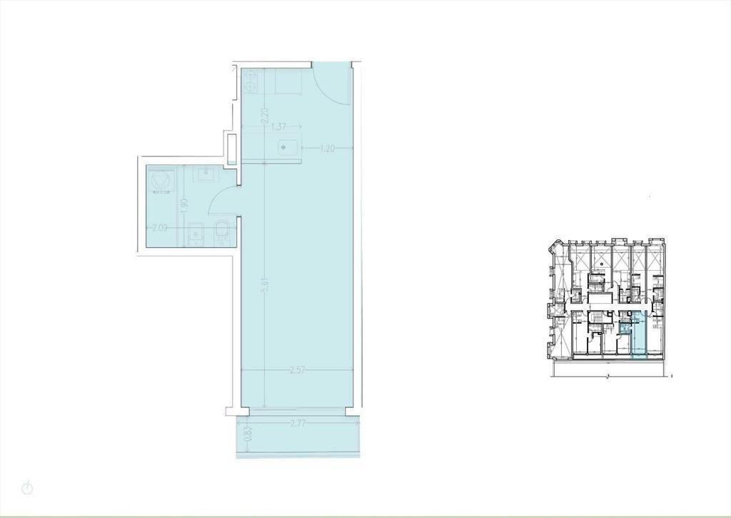 Apartamento monoambiente en venta en Palermo -105