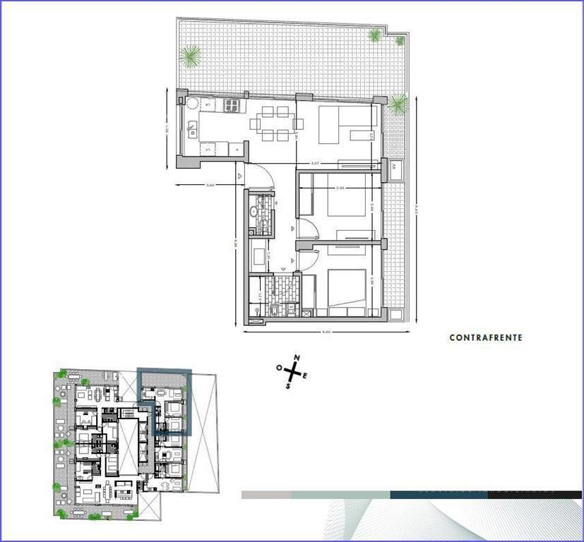 Apartamento de dos dormitorios en venta en Pocitos - 605