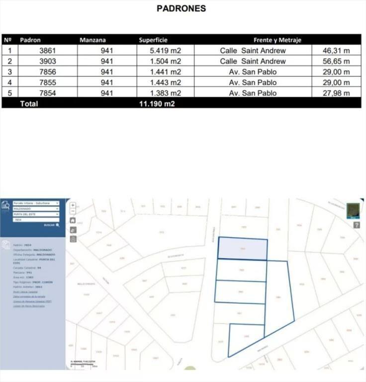 Espectacular terreno en la zona más solicitada.