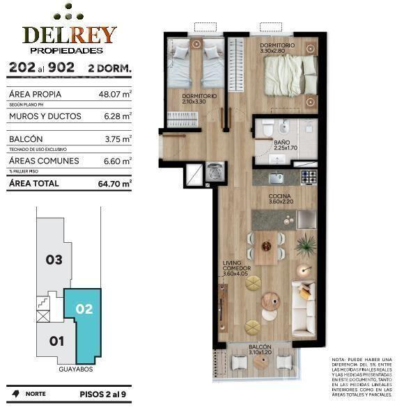 Venta Apartamento - Cordón DELREY PROPIEDADES