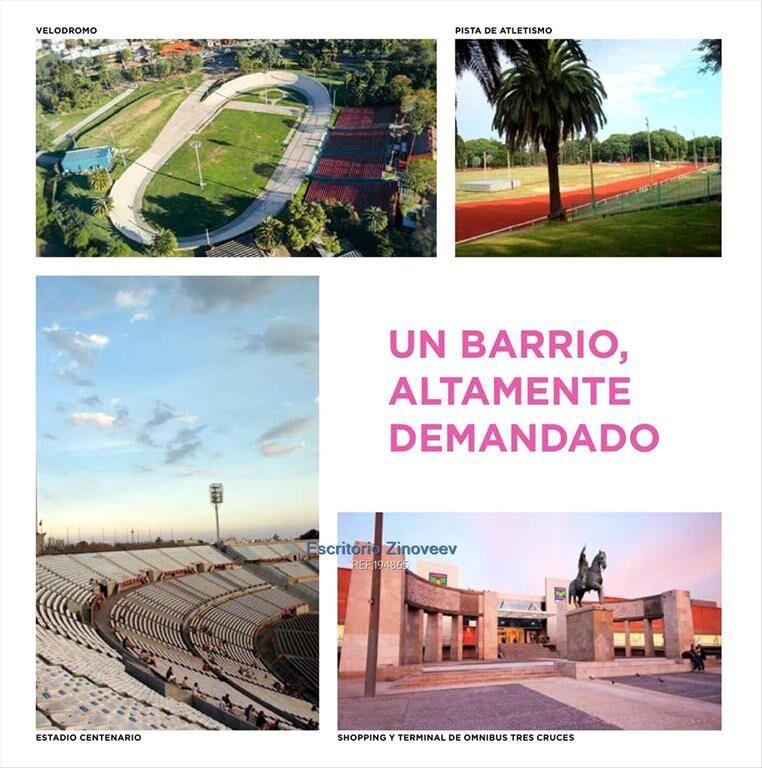 APARTAMENTO 2 DORMITORIOS CON PATIO EN TRES CRUCES