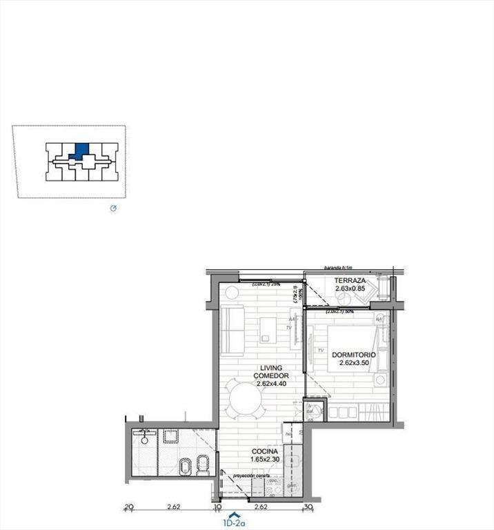 Apartamento de un dormitorio en venta en La Blanqueada - 9