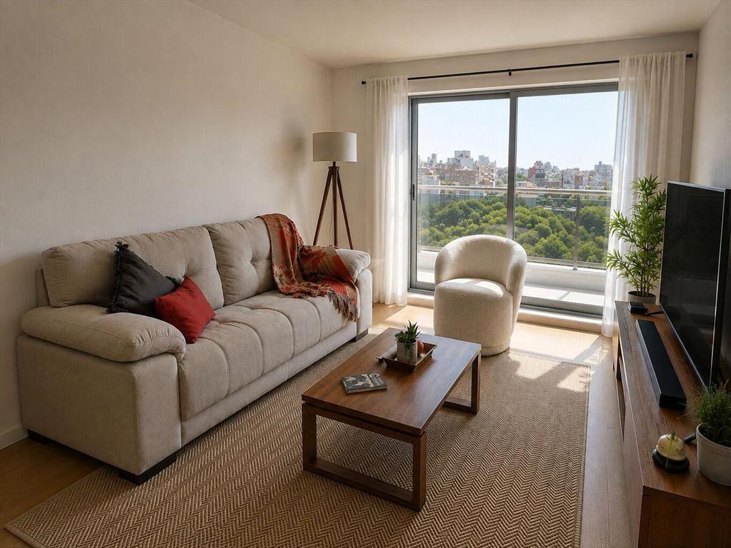 ALQUILER APTO C/MUEBLES PUNTA CARRETAS 1 DORM TERRAZA