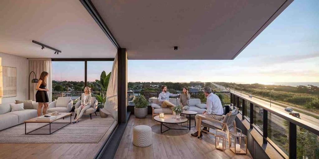 Apto 3 dorm con terraza, en pozo, C. de la Costa
