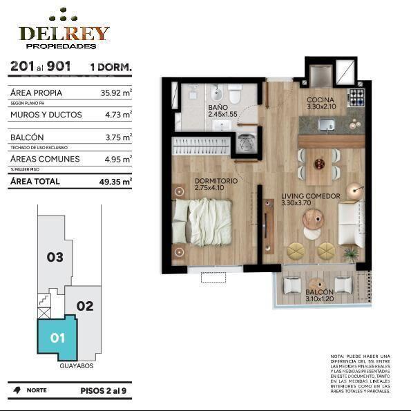 Venta Apartamento - Cordón DELREY PROPIEDADES