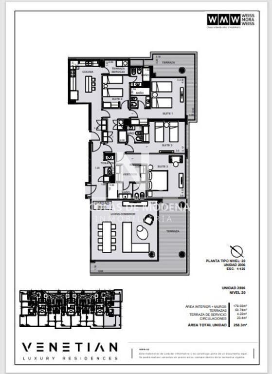 Torre premium frente al mar, 3 suites + Playa