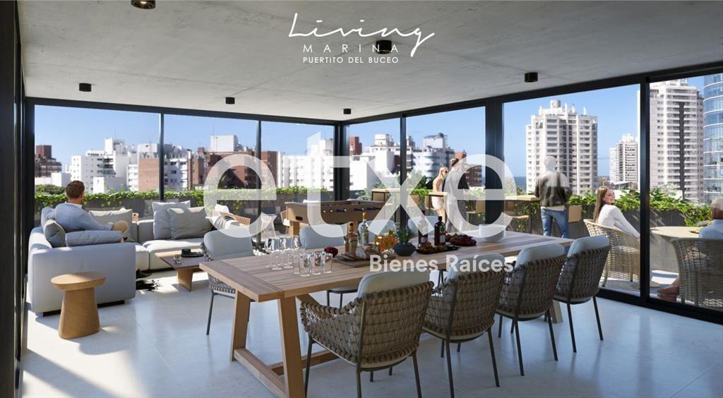Venta Apartamento + terraza, Living Marina Puertito del B...