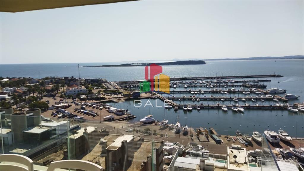 Una vista del Puerto de Punta del Este y la Unica