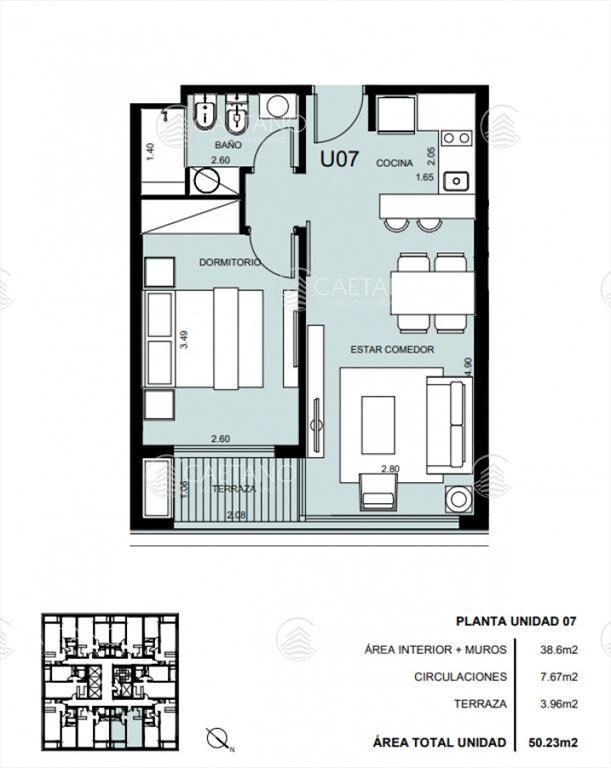 Venta apartamento 1 dormitorio Punta del Este