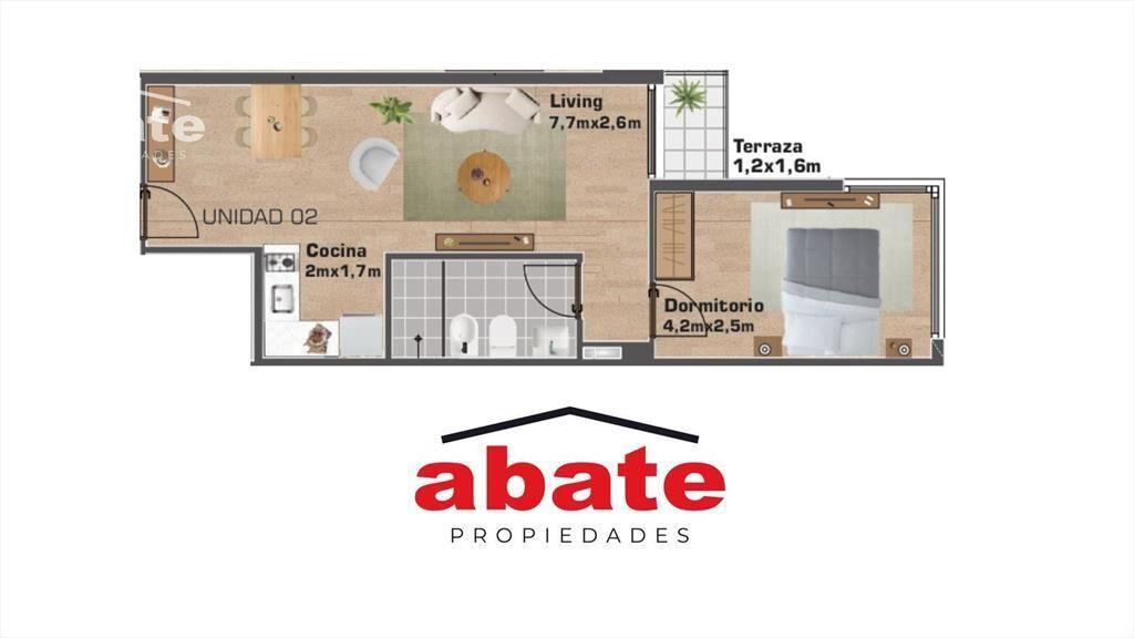 Venta apartamento de 1 dormitorio en Punta Carretas