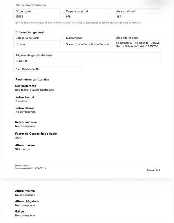 VENTA DEPOSITO GALPON/ EXPLANADA LA COMERCIAL