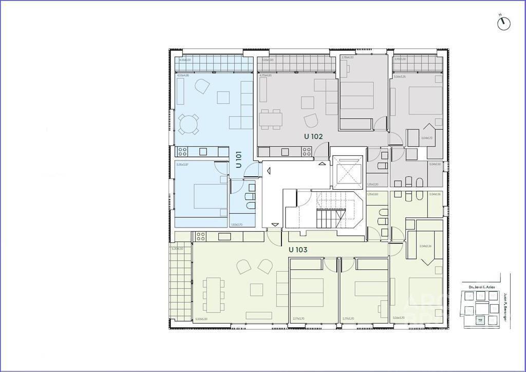 Apartamento de dos dormitorios en venta en Carrasco Norte