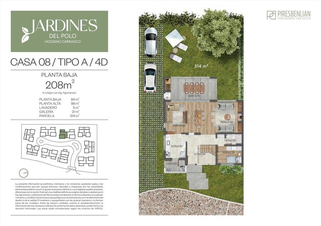 Venta Casa Duplex 4 Dormitorios en Carrasco Norte