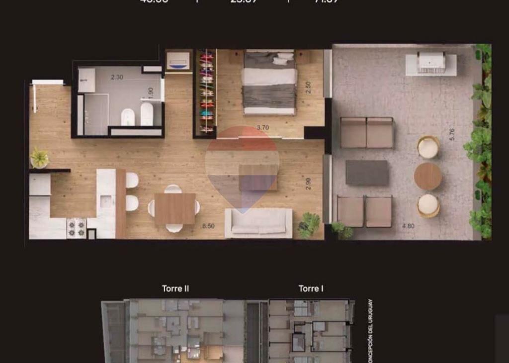 VENTA DEPARTAMENTO 1 DORMITORIO MALVIN A ESTRENAR