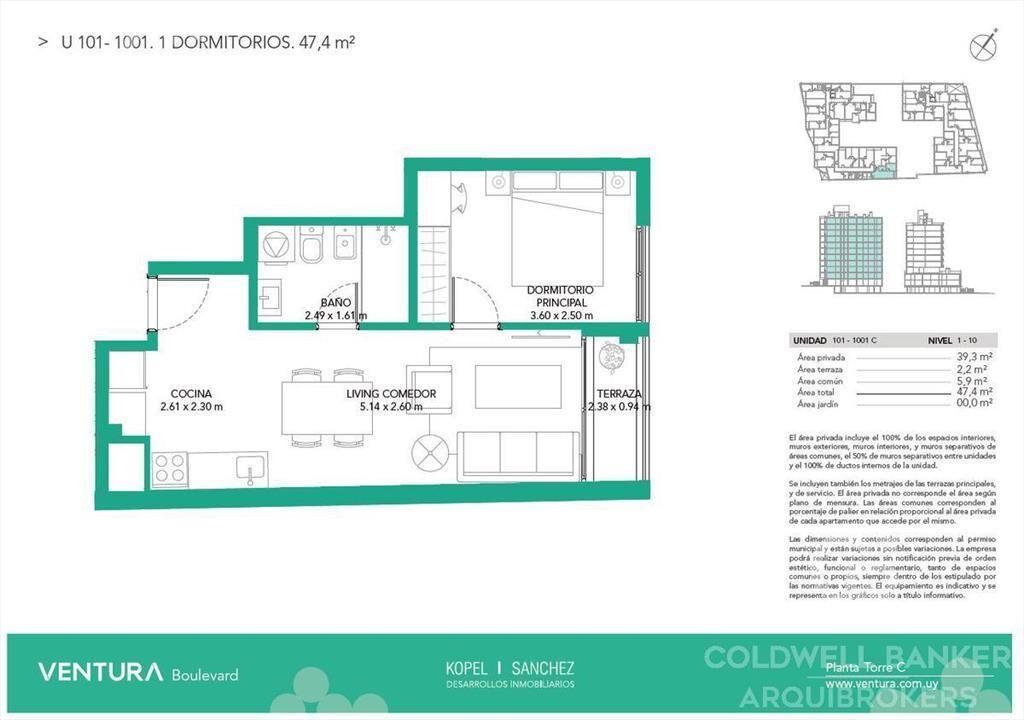 Apartamento de 1 dormitorio en alquiler en La Blanqueada -