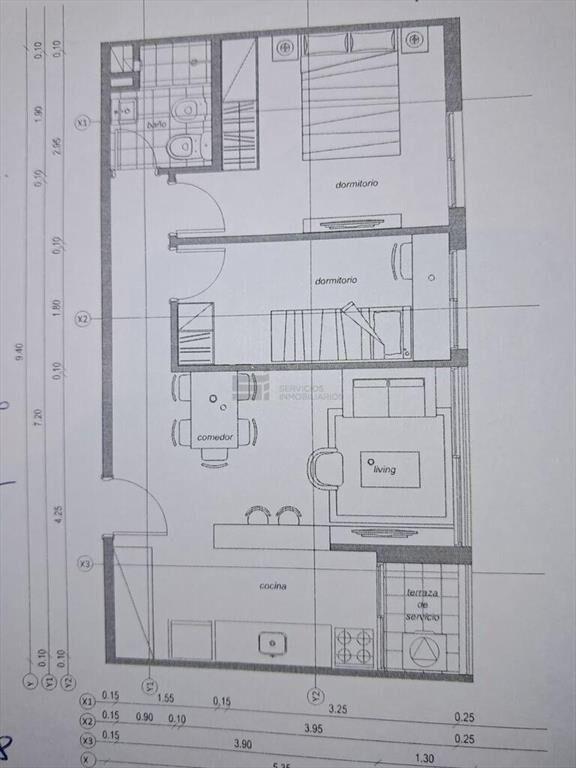 Si vende apartamento 2 dormitorios 1 baño en Unión