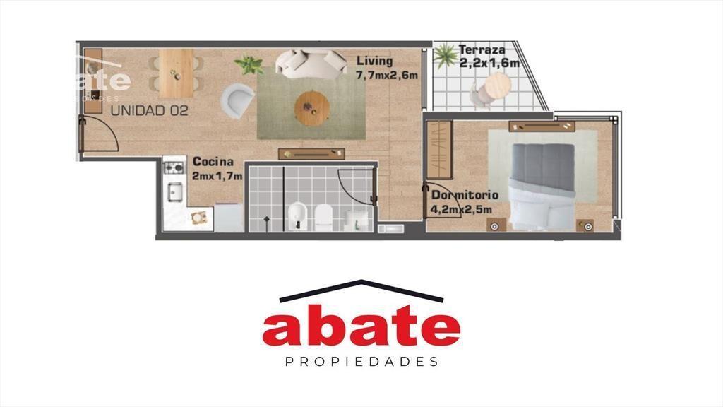 Venta apartamento de 1 dormitorio en Punta Carretas