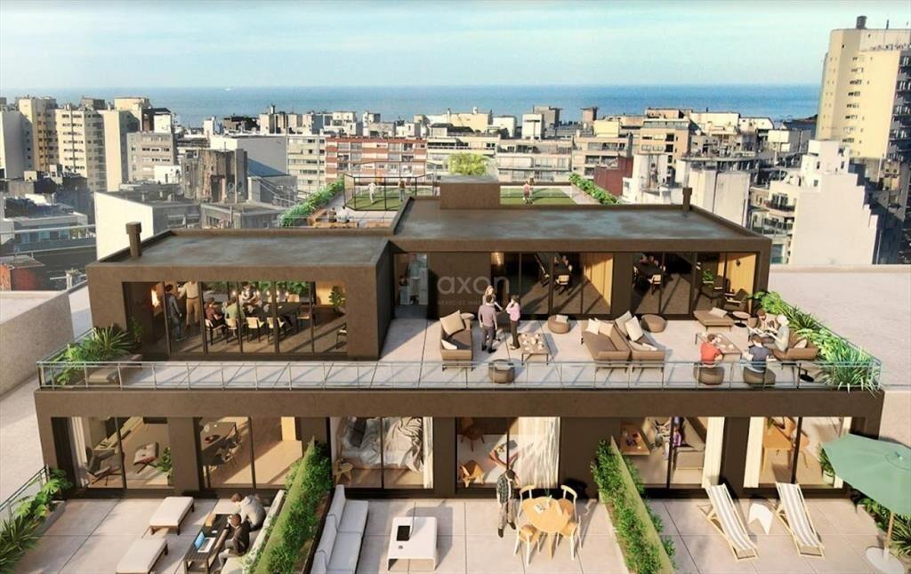 VENTA APARTAMENTO 2 DORMITORIOS POCITOS EN OBRA