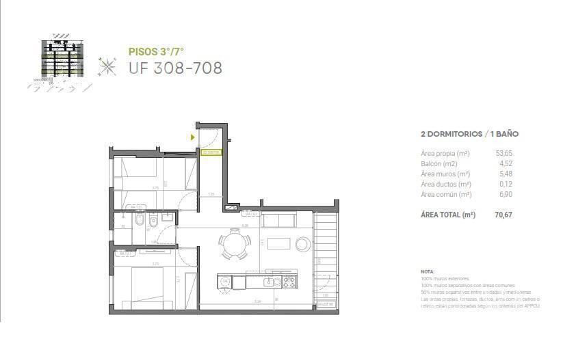 Venta Apartamento Aguada DELREY PROPIEDADES