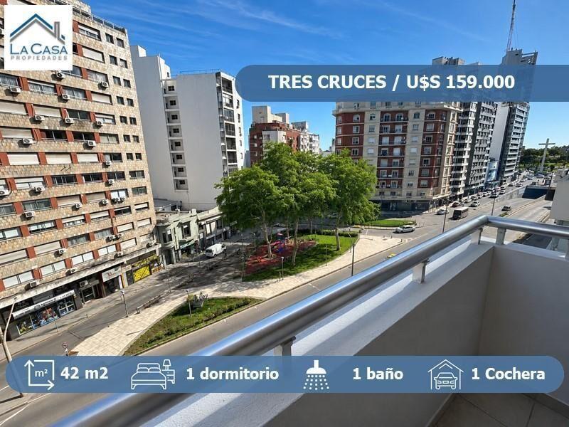 Venta de Apartamento de 1 dormitorio con garage en Tres Cru
