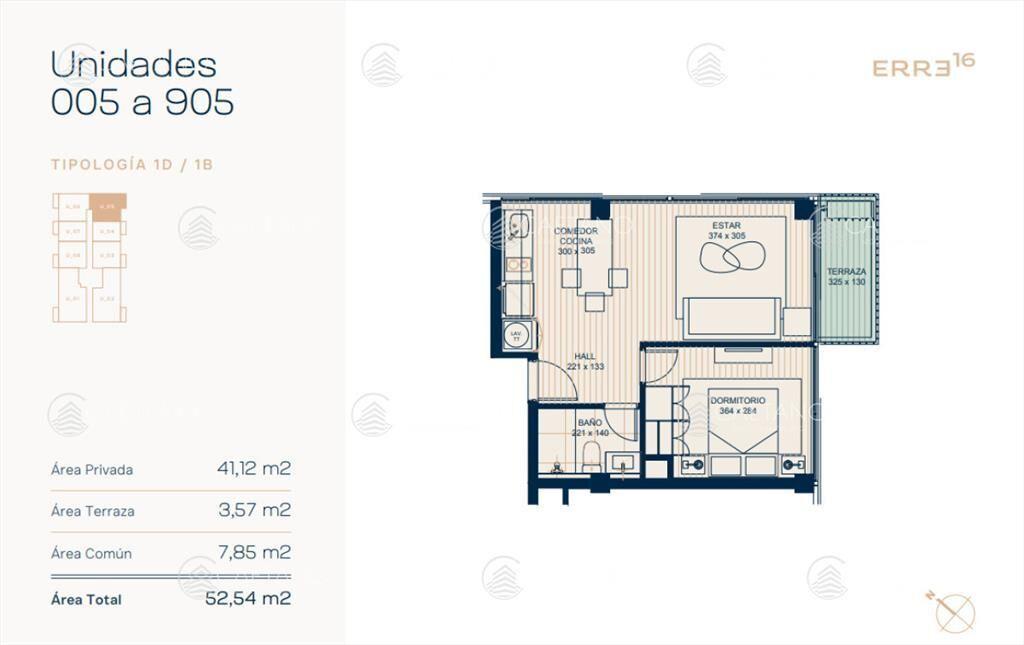 Venta apartamento 1 dormitorio, Roosevelt - Punta