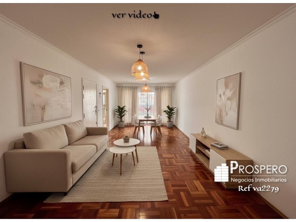 VA2279/P/1 venta apto 3 dorm Cordon/garaje/balcon/patio eclu
