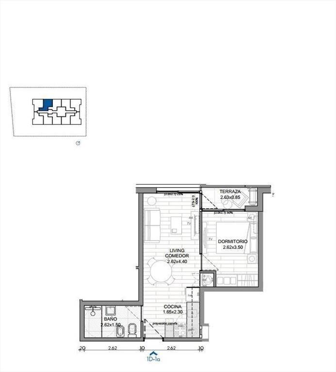 Apartamento  de un dormitorio en venta en La Blanqueada - 9