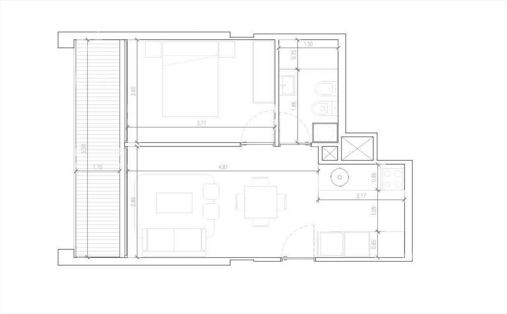 Venta apartamento dos dormitorios en La Blanqueada-810