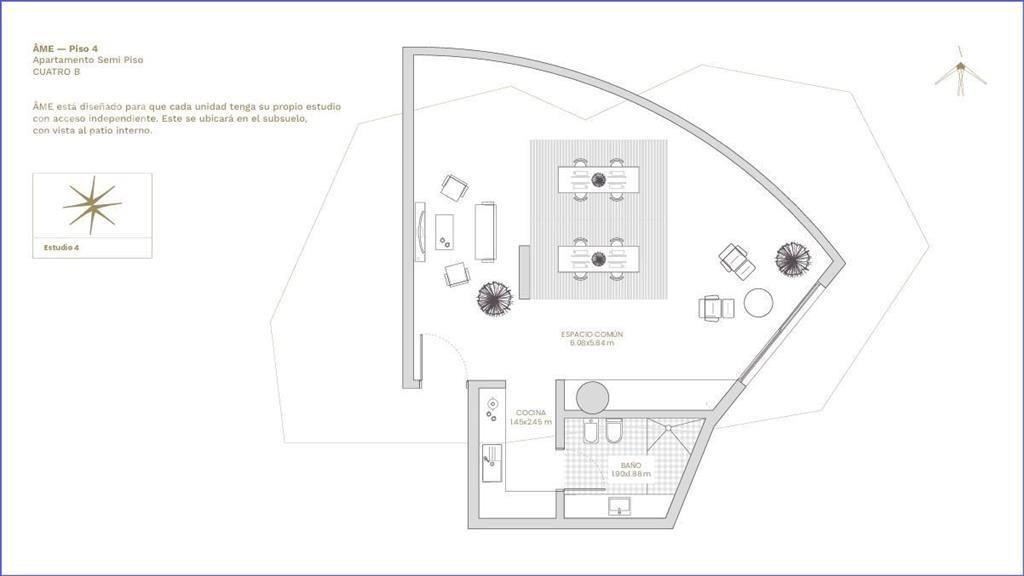 Apartamento de tres dormitorios y estar en venta en Puerto