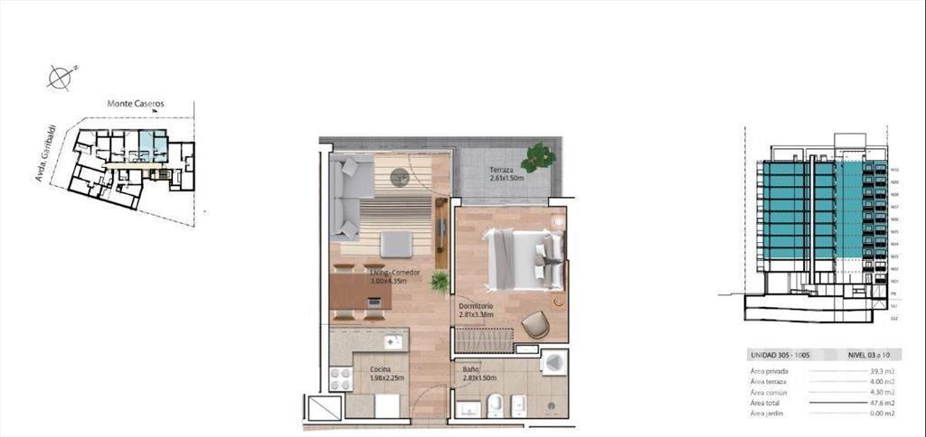 Venta Apartamento - Tres Cruces DELREY PROPIEDADES