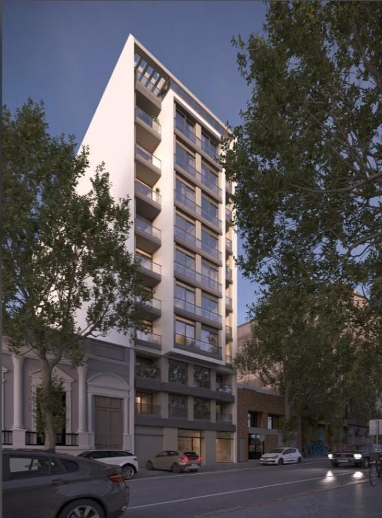 Venta apartamento al frente de 2 dormitorios y balcón en Ce