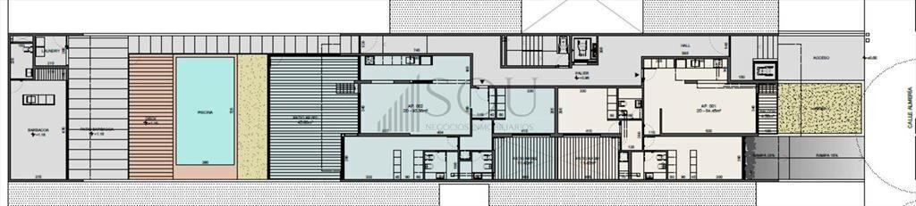 Venta apartamento 2 dormitorios con jardín y parrillero en