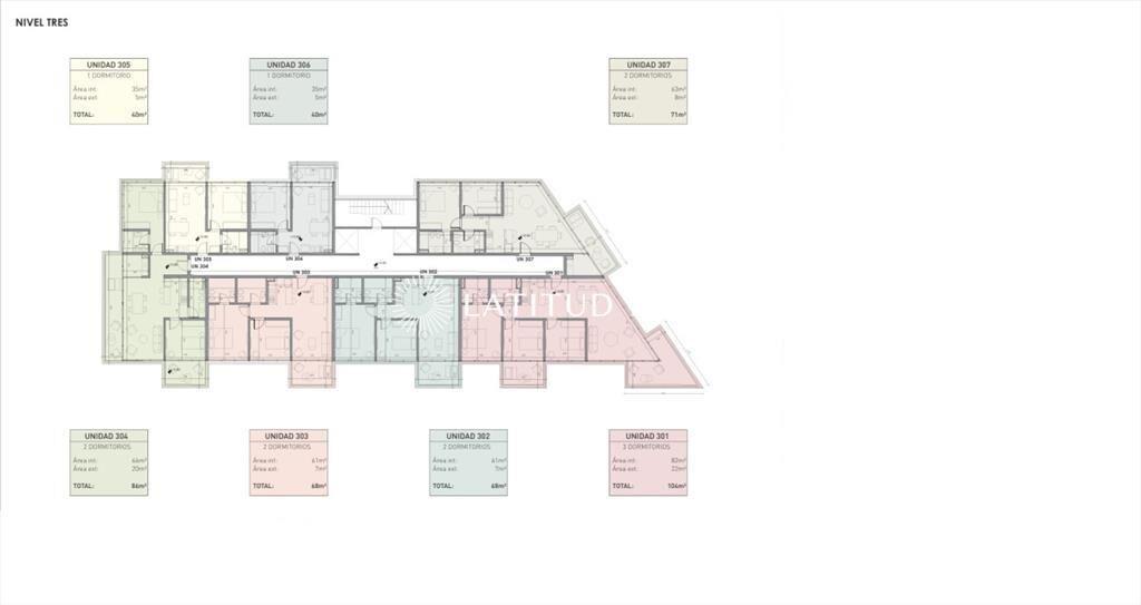 Apartamento en venta de 2 dormitorios, Roosevelt