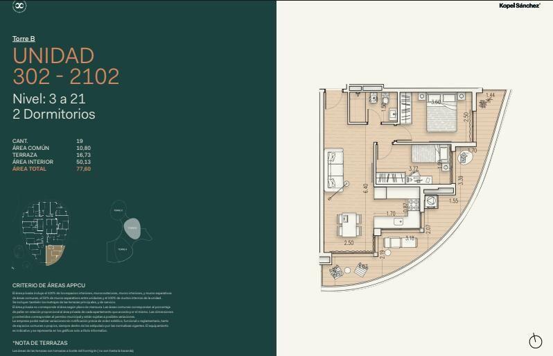Venta Apartamento 2 Dormitorios en La Blanqueada