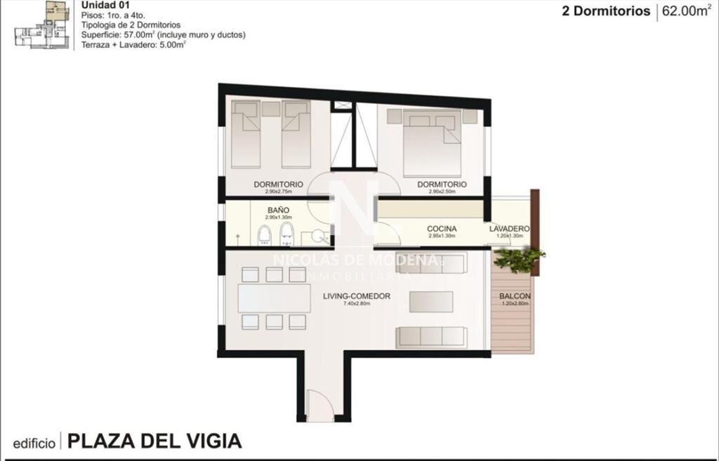 Apartamento 2 dormitorios en la Mansa, Punta del