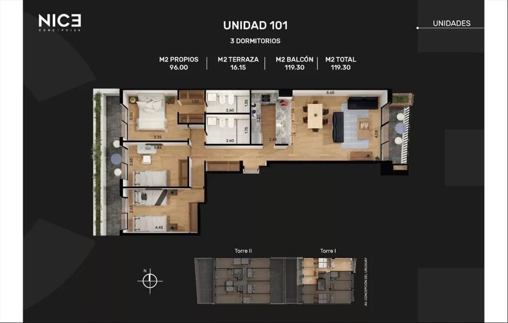 Venta Apartamento Estrenar Malvin 3 Dormitorios 3 Baños Gar