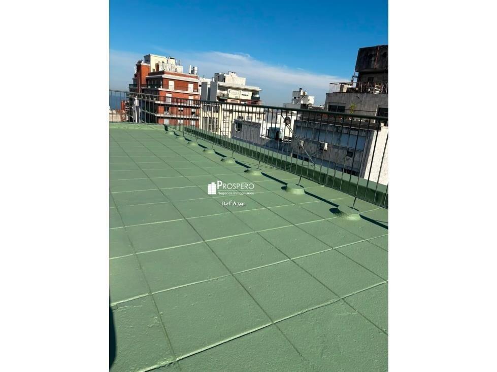 A391 alquiler penthouse apto 2 dorm Centro c/cochera y terra