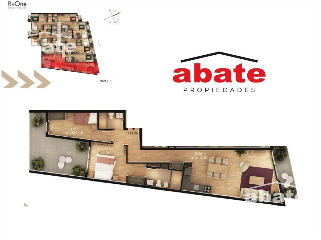 Venta apartamento 2 dormitorios en Buceo con patio y terraz