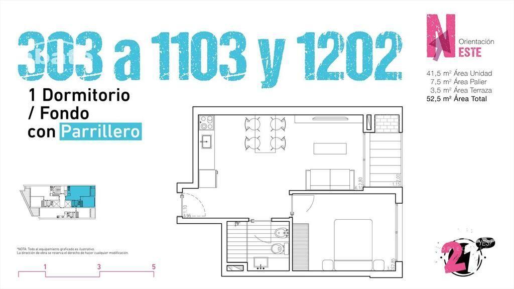 Venta apartamento 1 dormitorio en Parque Rodó