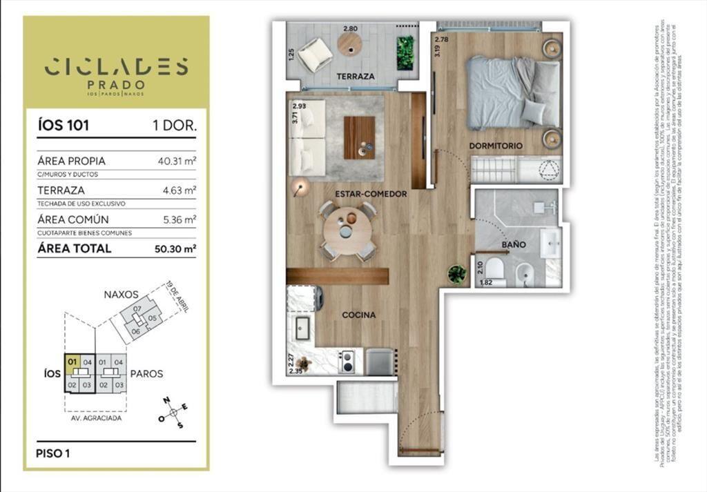 VENTA DE APTO 1 DORM EN PRADO ESTRENA JULIO 2026