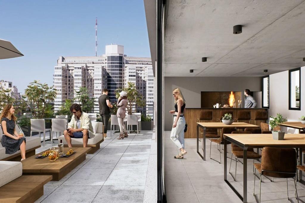 Venta a Estrenar Monoambiente balcón Parque Batlle