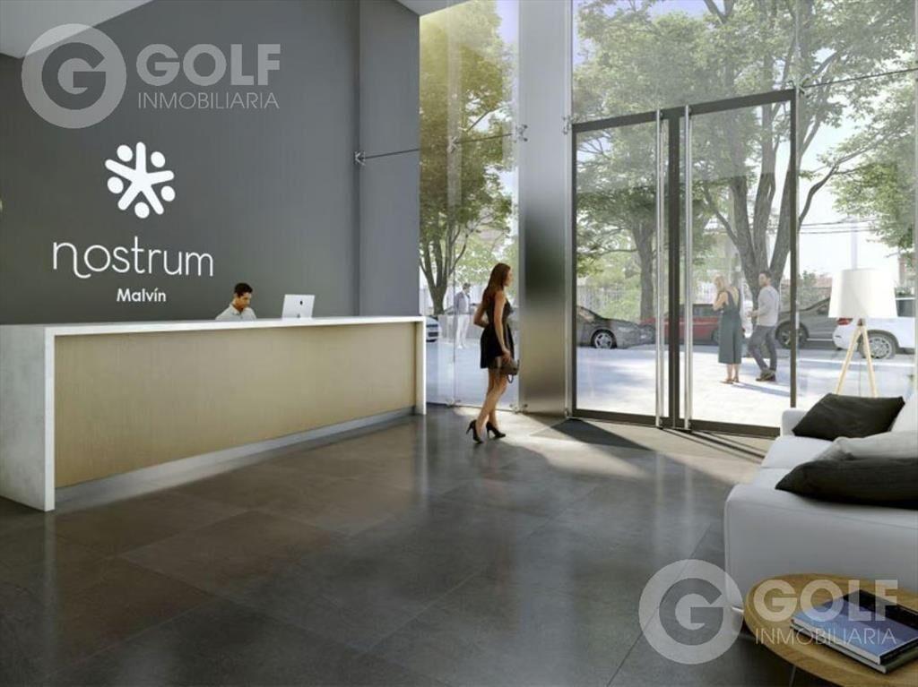 Venta de apartamento de 1 dormitorio con terraza al frente