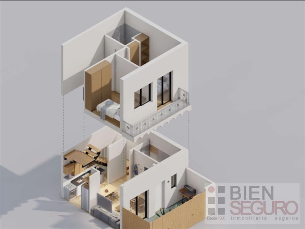 Apartamento de 2 dormitorios, 2 baños, en venta en Aguada
