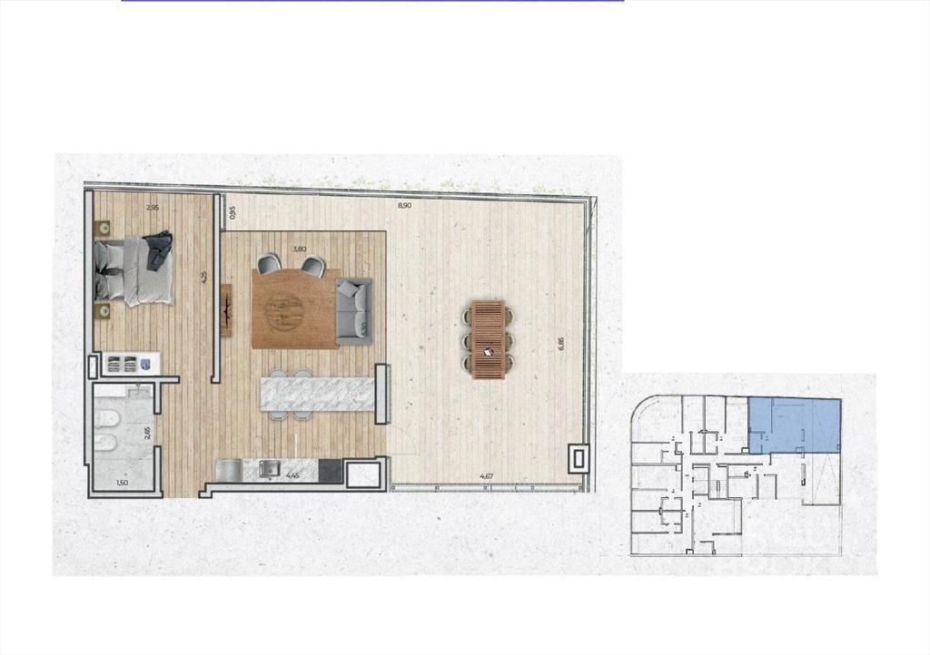 Apartamento de un dormitorio en venta en Pocitos Nuevo - 30
