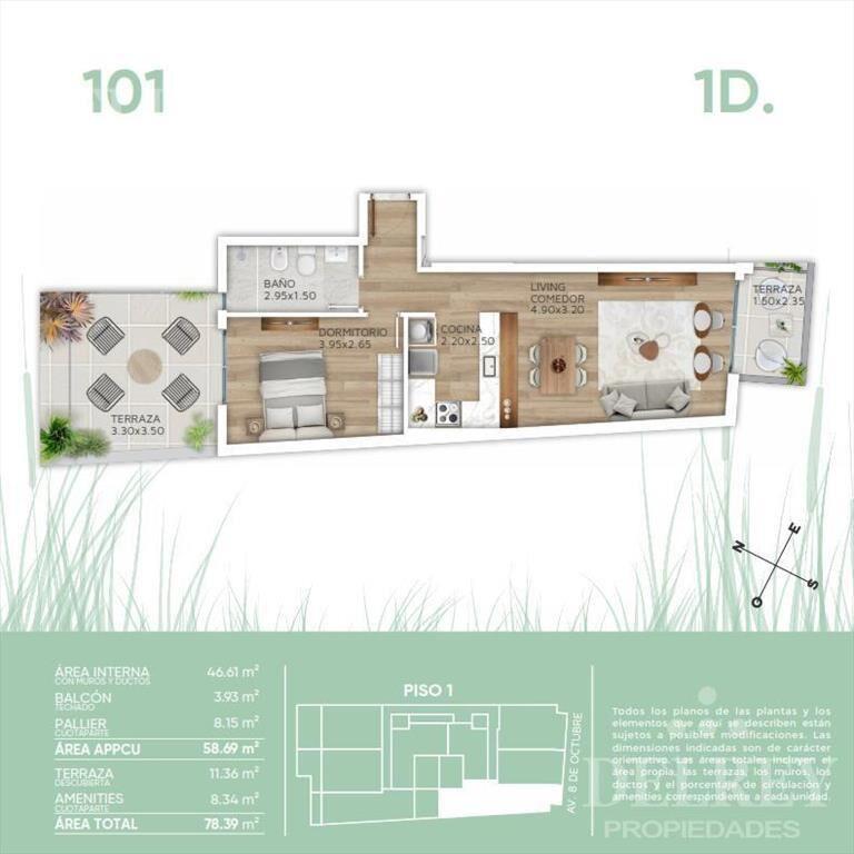 Venta Apartamento - La Blanqueada DELREY PROPIEDADES
