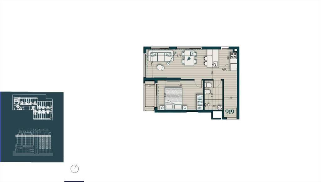 Venta apartamento de un dormitorio en Parque Rodó - 919