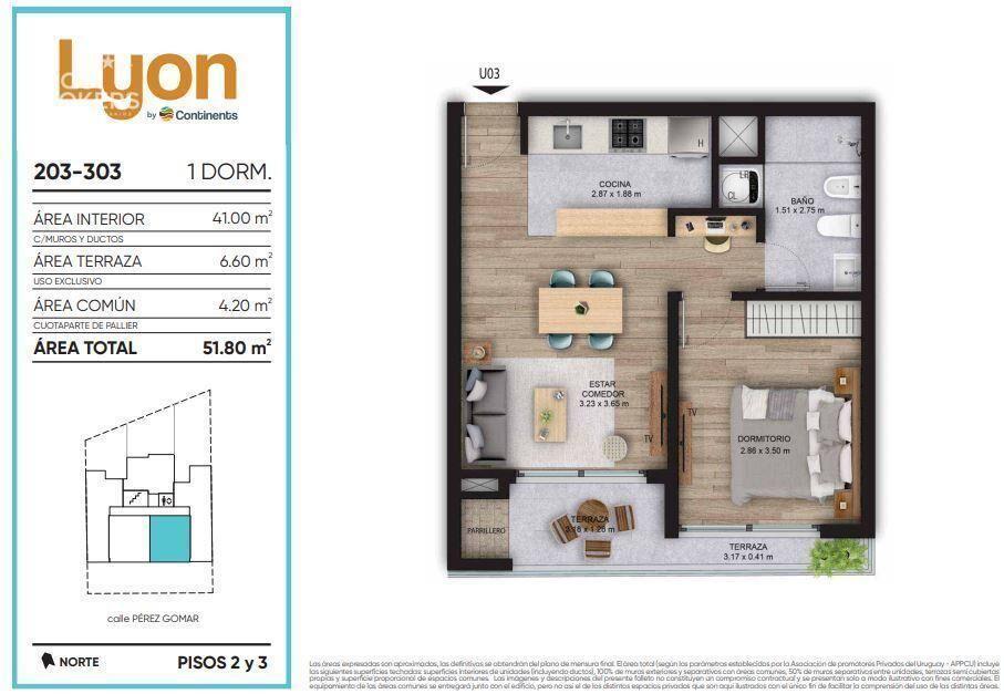 Venta apartamento un dormitorio en Malvín - 203
