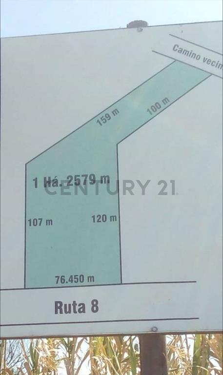 Venta de terreno sobre Ruta 8, ideal Galpón 179.900 +fina...