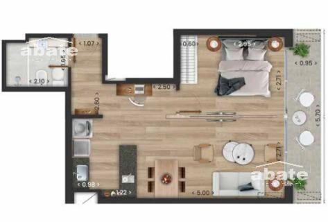Venta apartamento 1 Dormitorio en La Blanqueada
