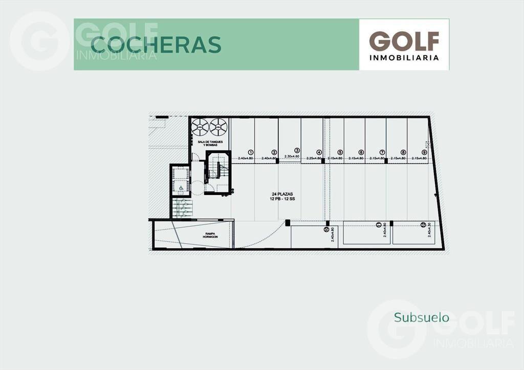 Venta apartamento de 2 dormitorios con terraza en Parque Ba